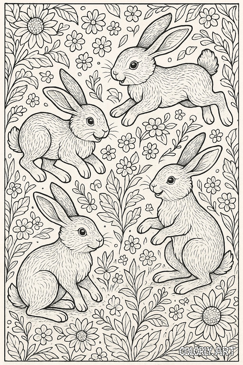 Bunnies at Play
